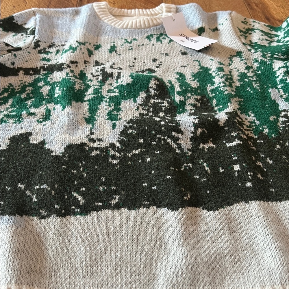 NWT HBC Stripes Medium Sweater - Picture 11 of 12